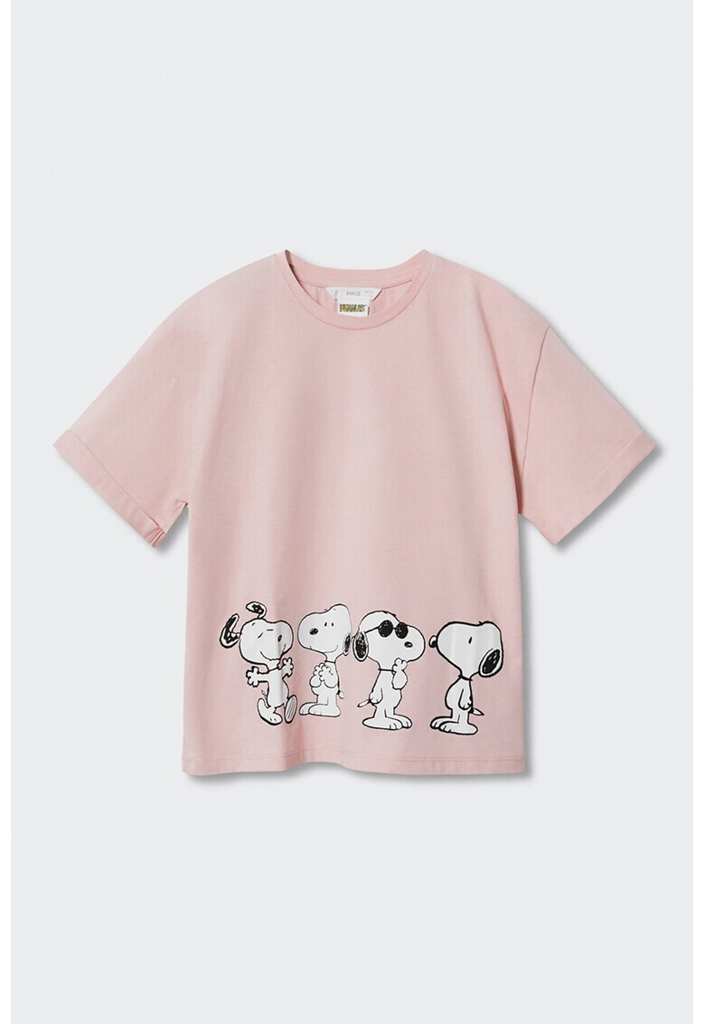 Mango Tricou cu imprimeu Snoopy Sfun - Pled.ro