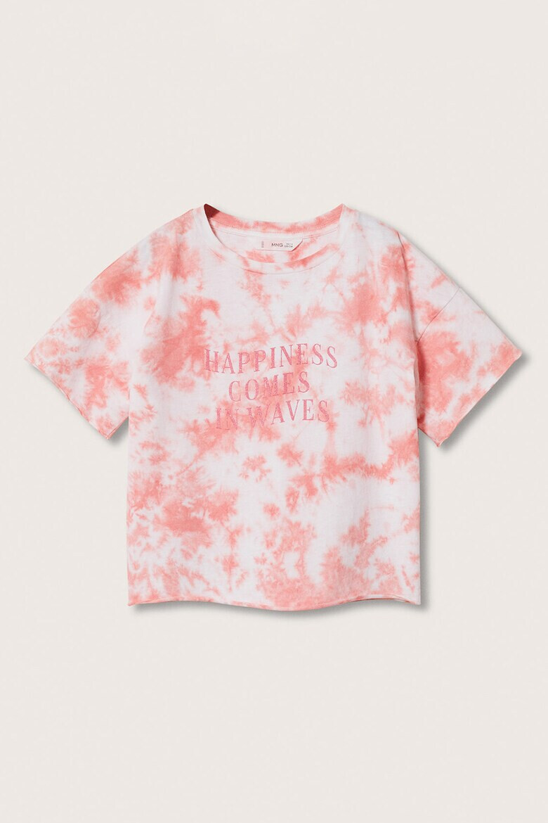 Mango Tricou cu imprimeu tie-dye Soul - Pled.ro