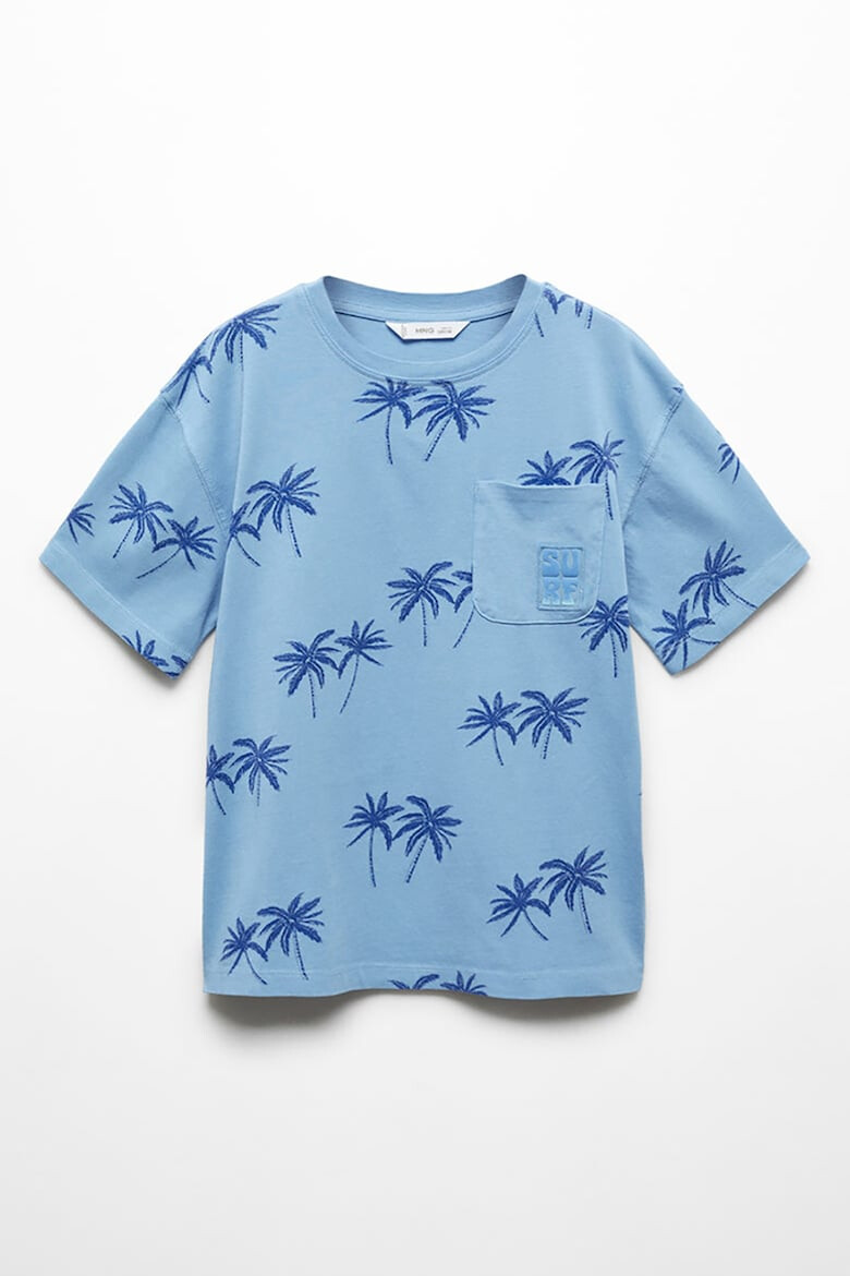 Mango Tricou cu imprimeu tropical David - Pled.ro