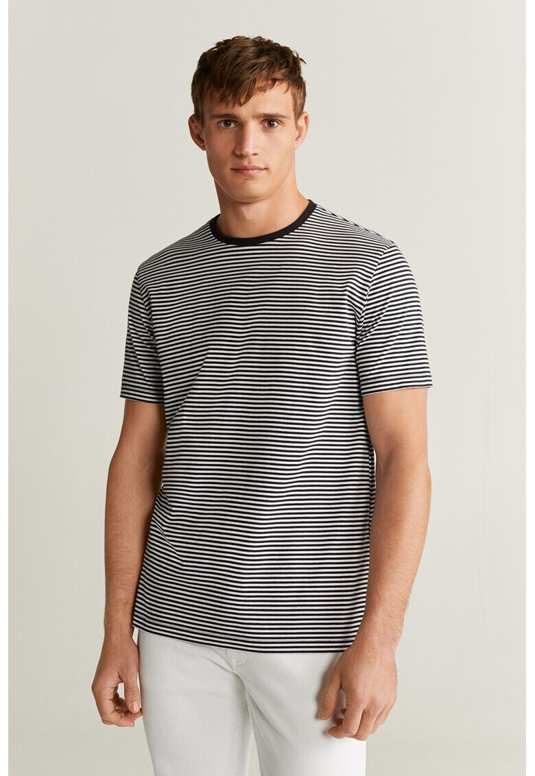 Mango Tricou cu model in dungi Bestripe - Pled.ro