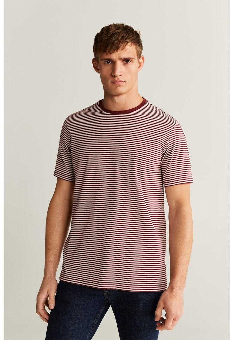 Mango Tricou cu model in dungi Bestripe - Pled.ro