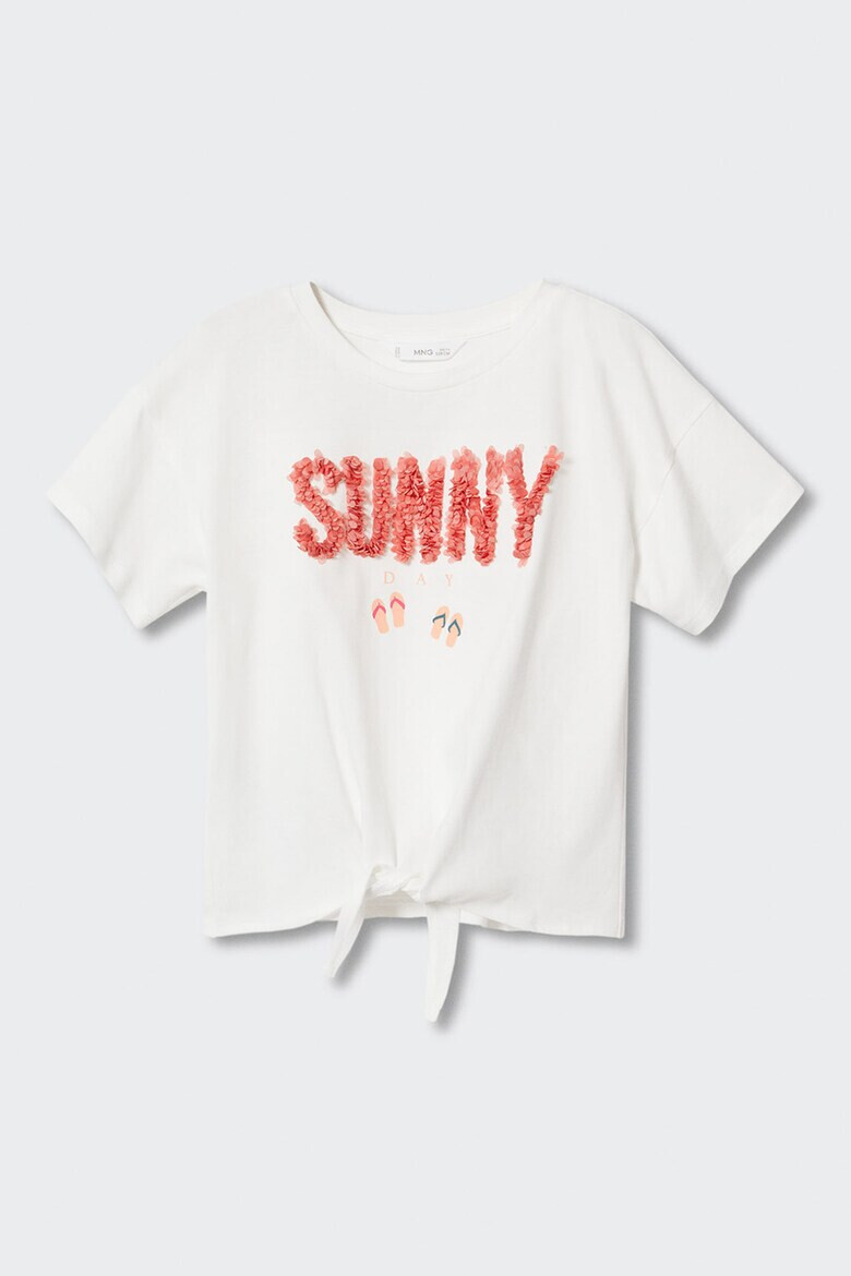 Mango Tricou cu nod tricotat Sunny - Pled.ro