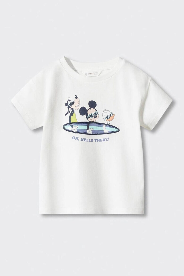 Mango Tricou de bumbac cu imprimeu Mickey Mouse Mhello - Pled.ro