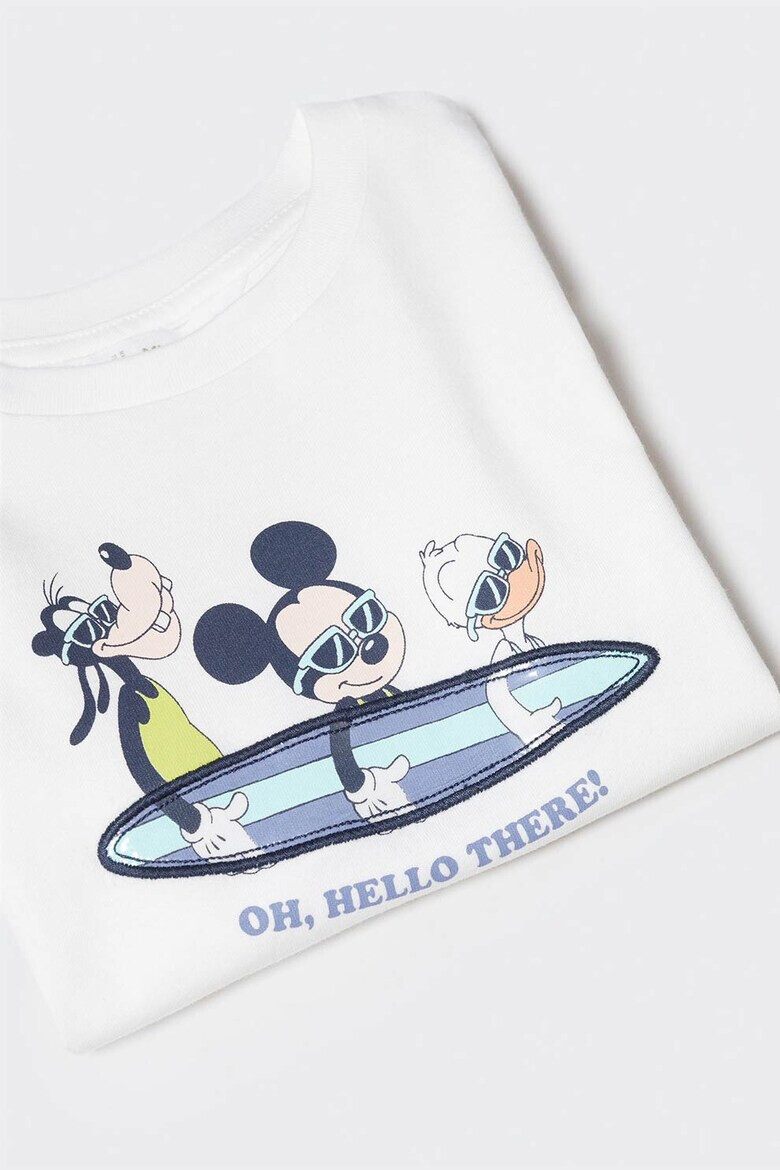 Mango Tricou de bumbac cu imprimeu Mickey Mouse Mhello - Pled.ro