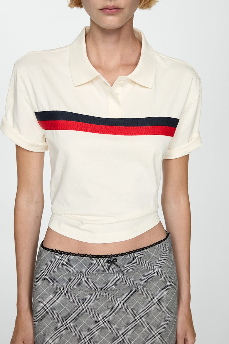 Mango Tricou polo crop Cole - Pled.ro