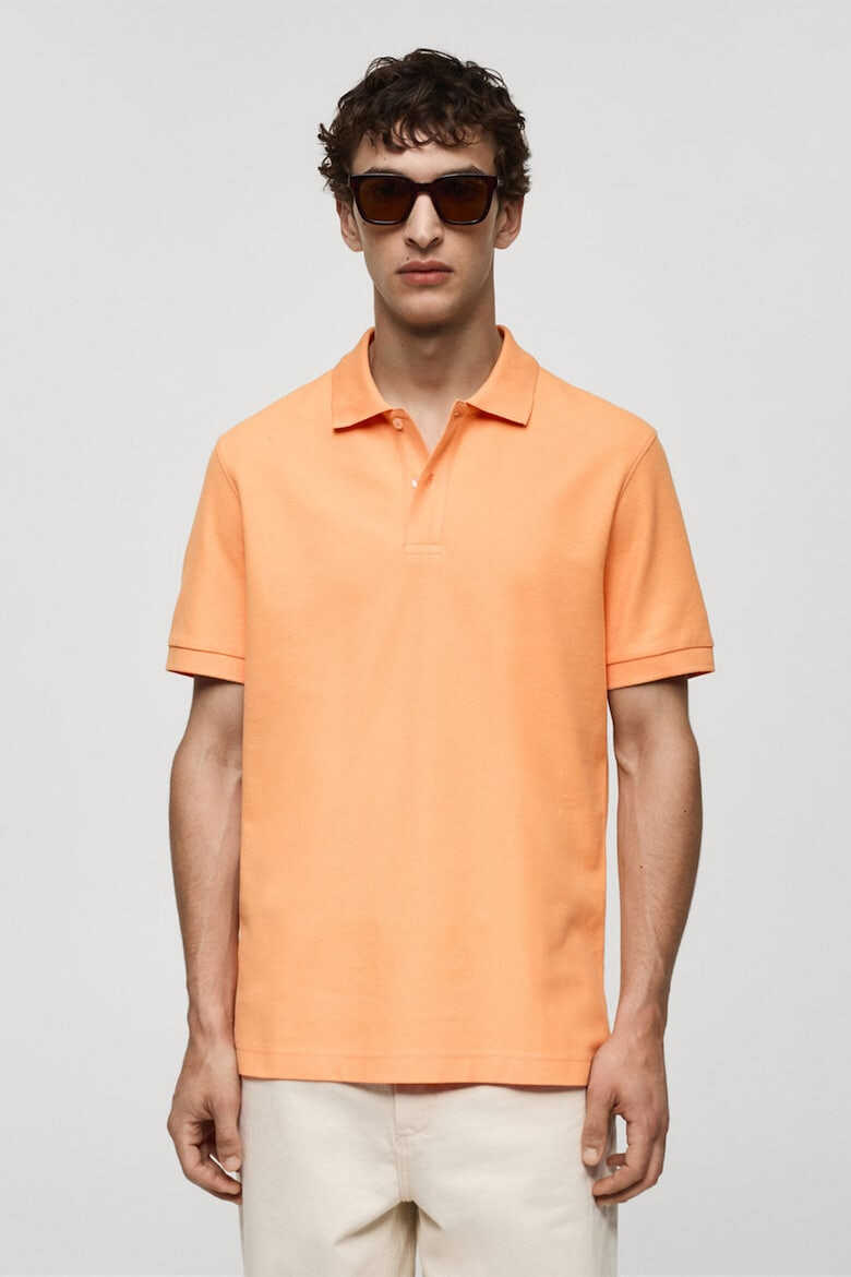 Mango Tricou polo de bumbac - Pled.ro