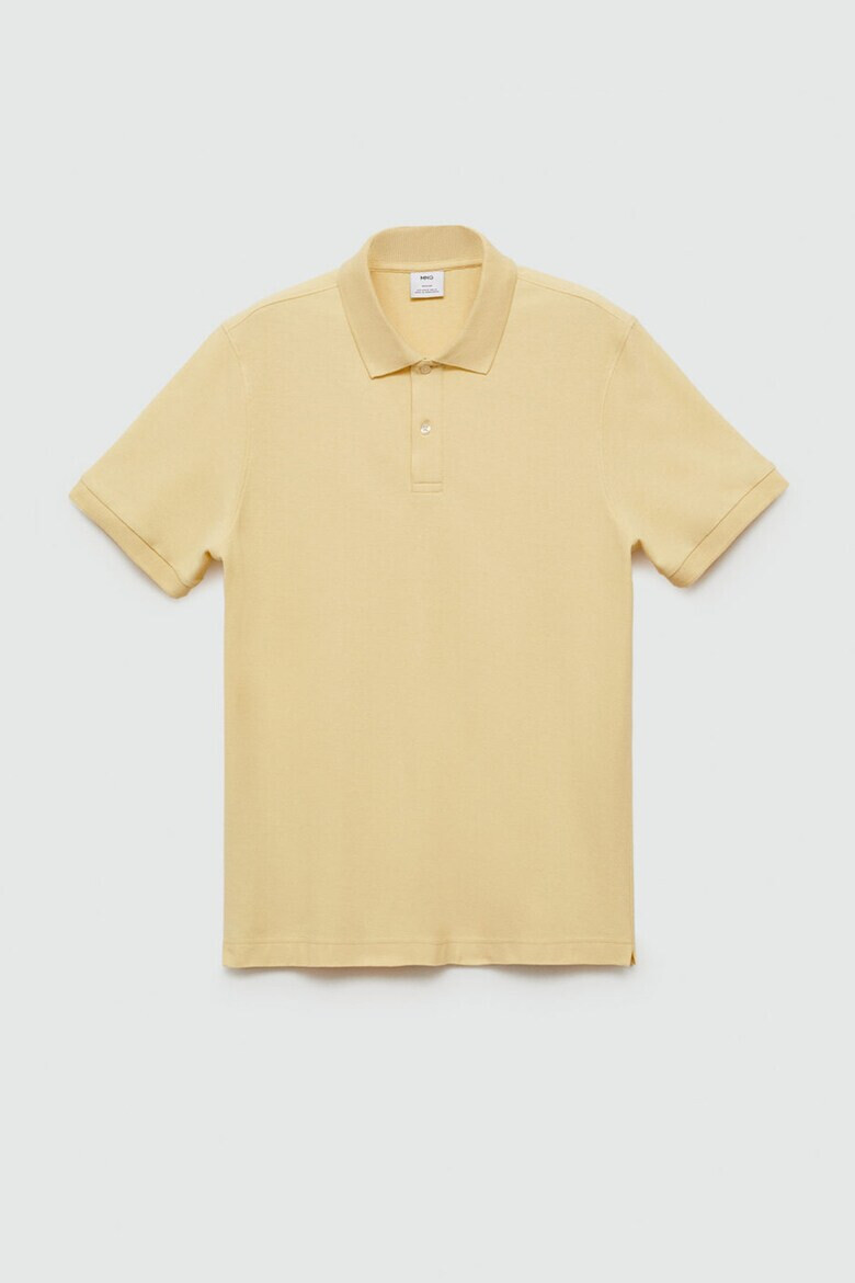 Mango Tricou polo de bumbac pique Rea - Pled.ro