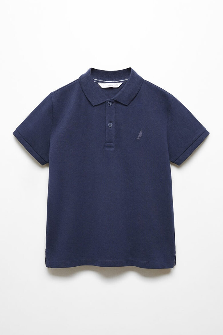 Mango Tricou polo de bumbac cu aspect pique Javier - Pled.ro