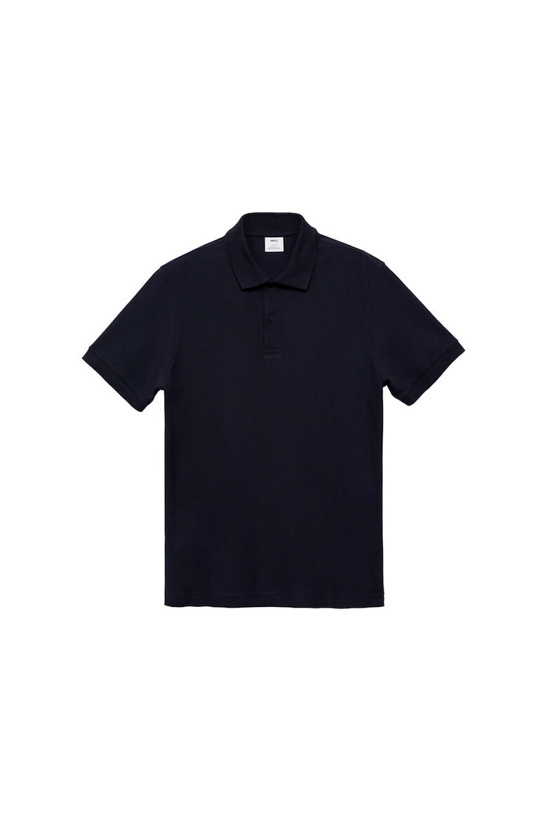 Mango Tricou polo de bumbac pique Rea - Pled.ro