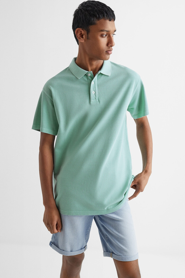 Mango Tricou polo de bumbac Side - Pled.ro