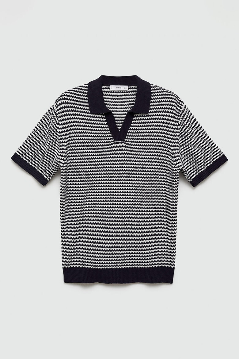 Mango Tricou polo din amestec de bumbac Marino - Pled.ro