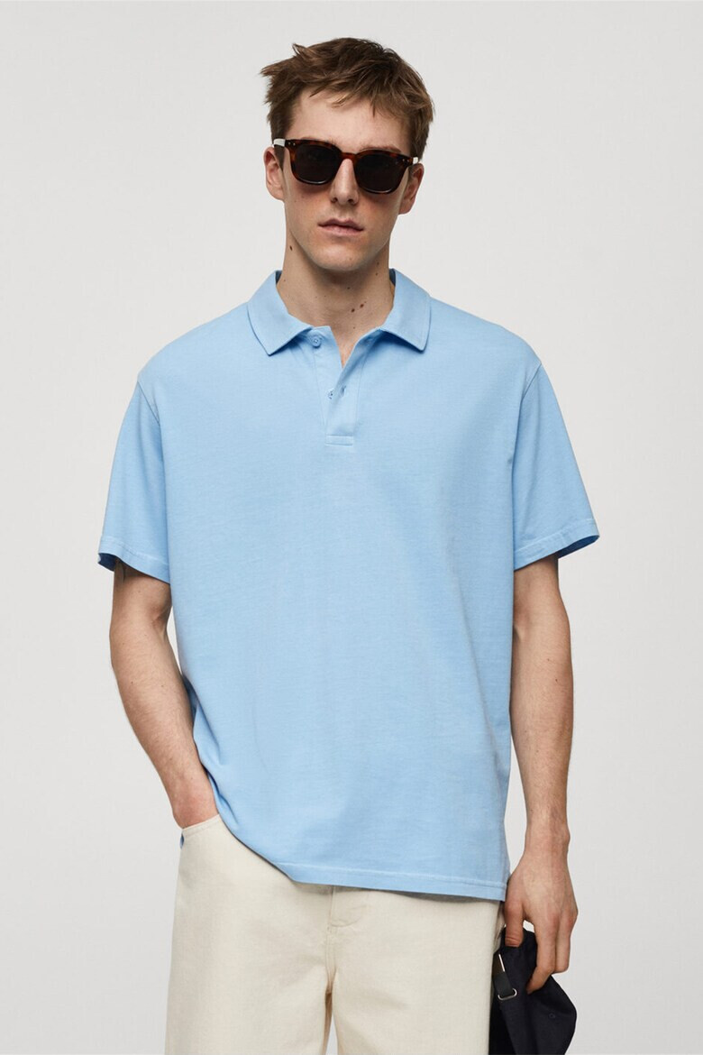 Mango Tricou polo din bumbac - Pled.ro