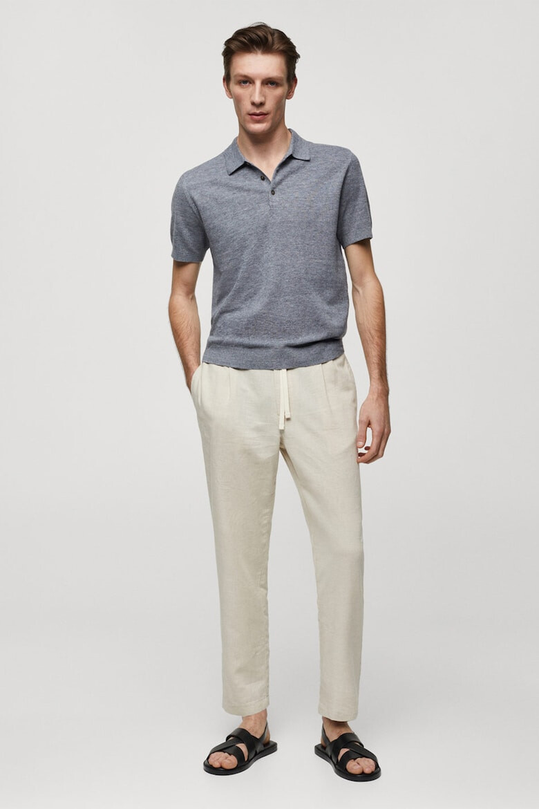 Mango Tricou polo din tricot Andrew - Pled.ro