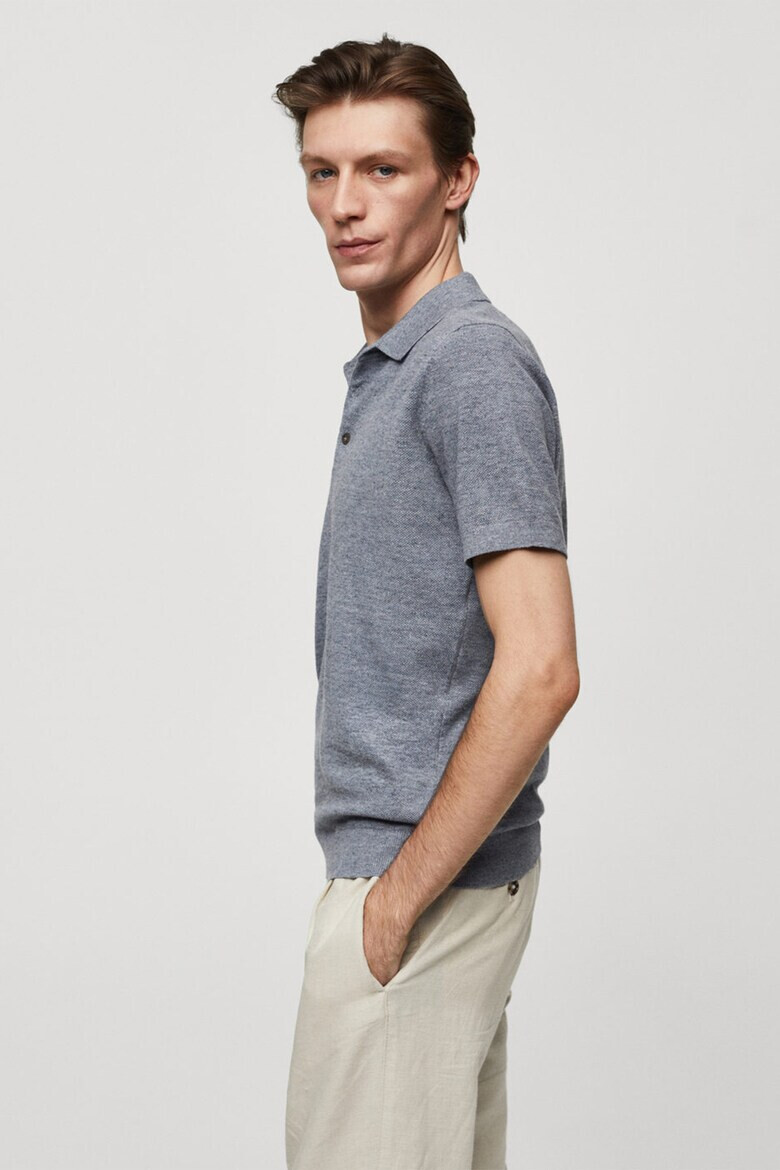 Mango Tricou polo din tricot Andrew - Pled.ro