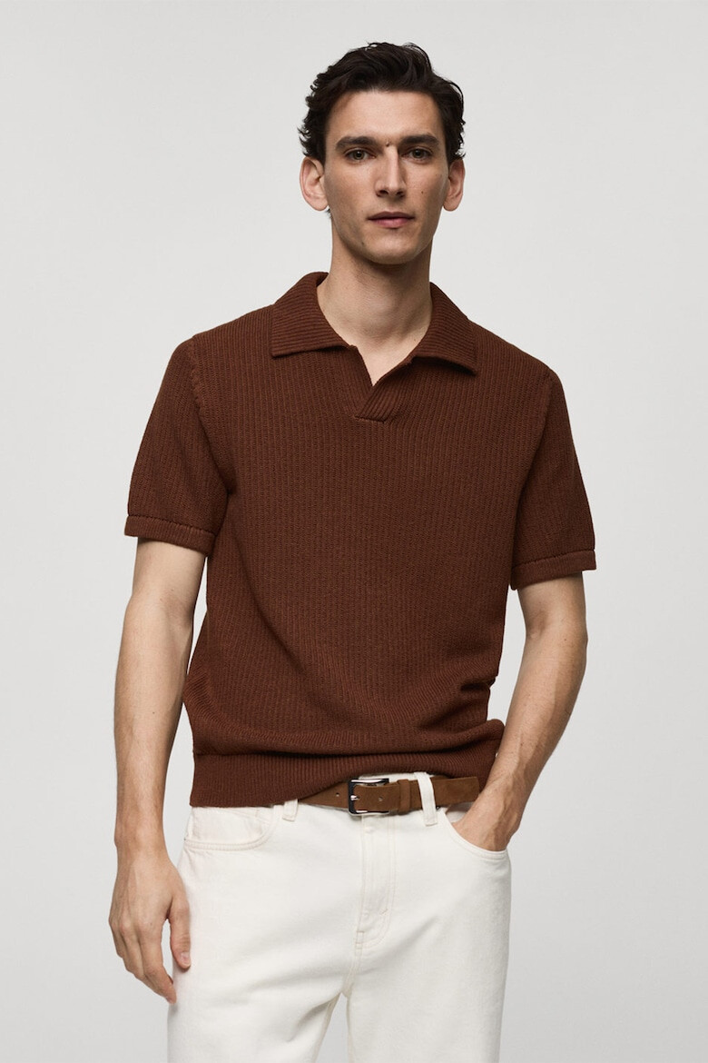 Mango Tricou polo din tricot Dafne - Pled.ro