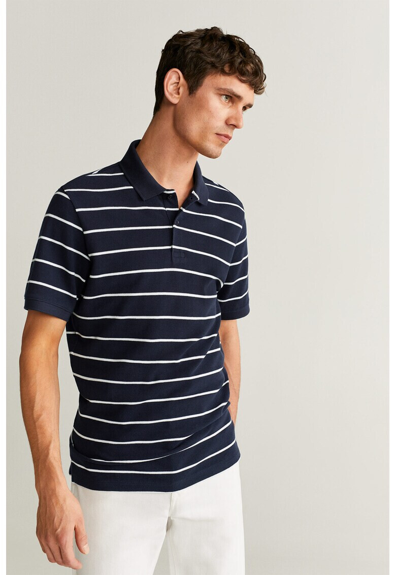 Mango Tricou polo slim fit Reara - Pled.ro