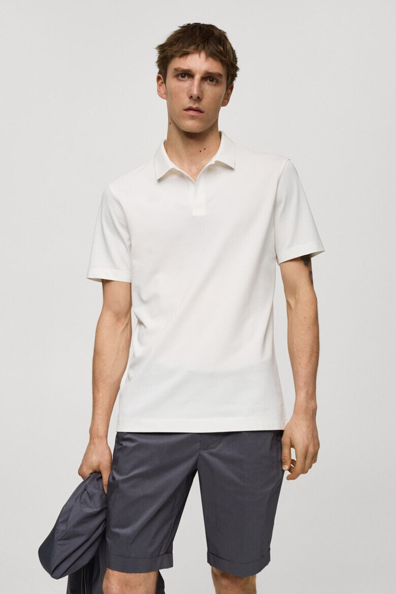 Mango Tricou polo slim fit Taga - Pled.ro