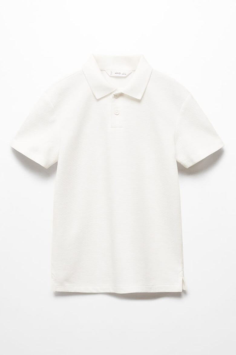 Mango Tricou polo uni de bumbac - Pled.ro