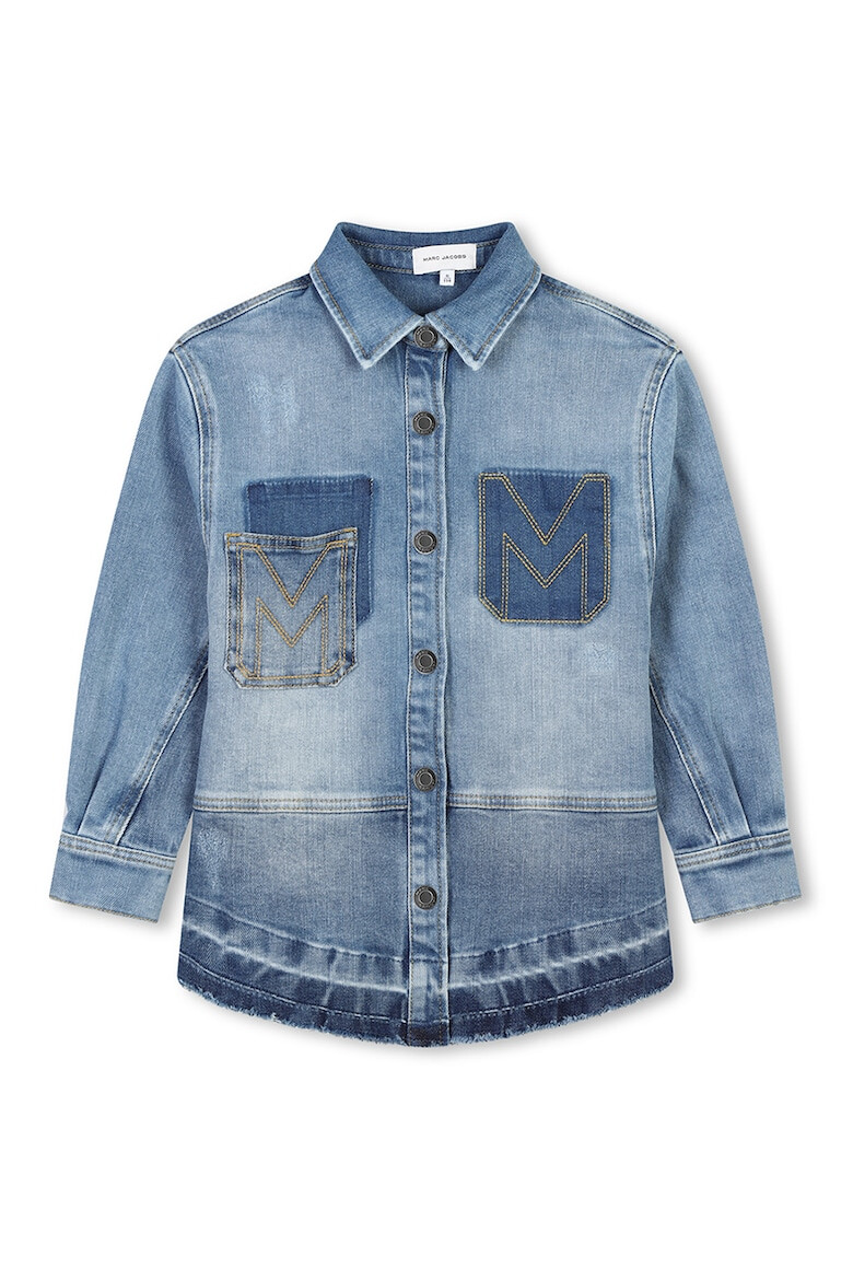 Marc Jacobs Camasa de denim cu aspect decolorat - Pled.ro