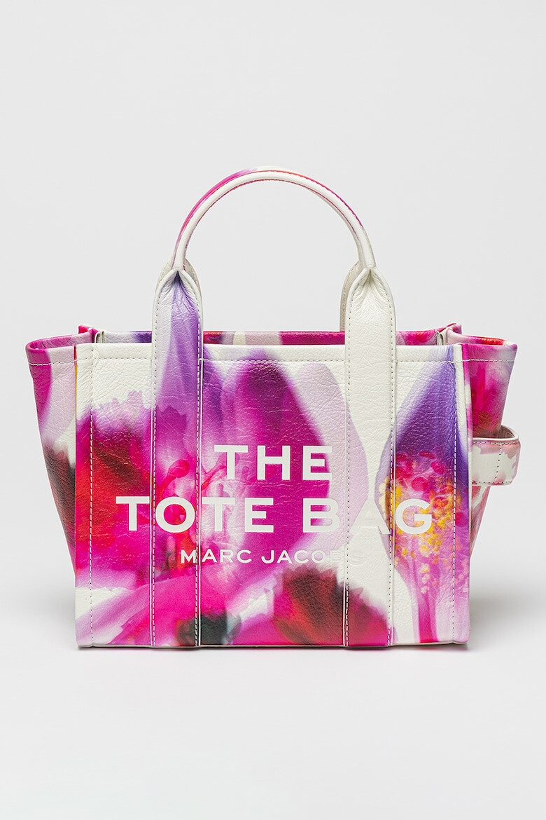 Marc Jacobs Geanta mica tote de piele cu imprimeu floral The Future - Pled.ro