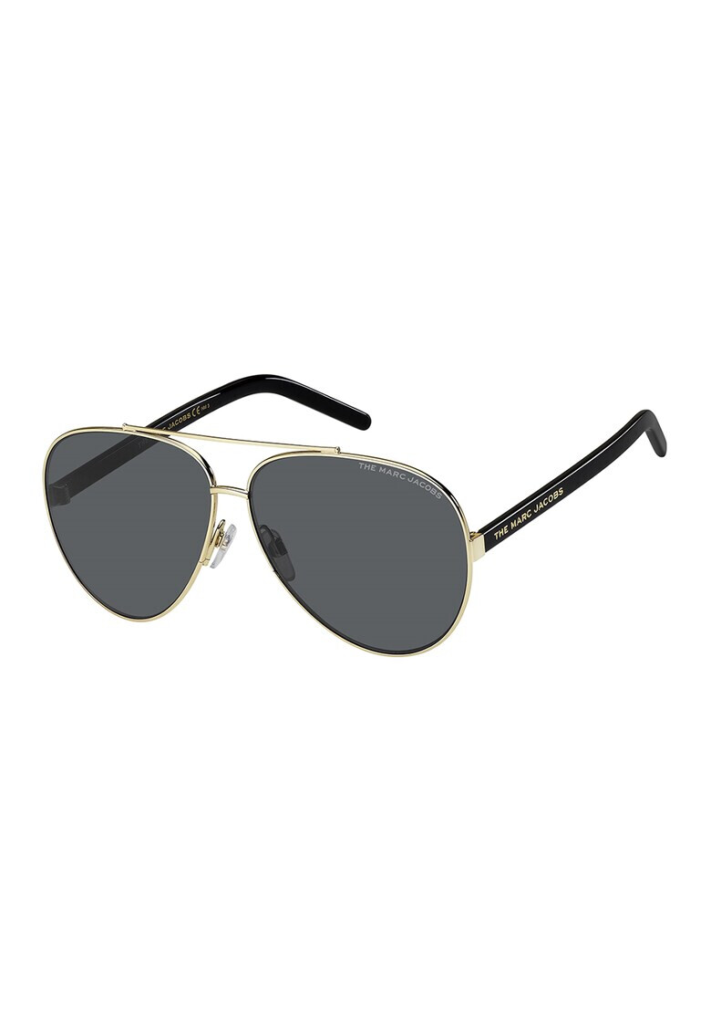 Marc Jacobs Ochelari de soare aviator cu rama metalica - Pled.ro