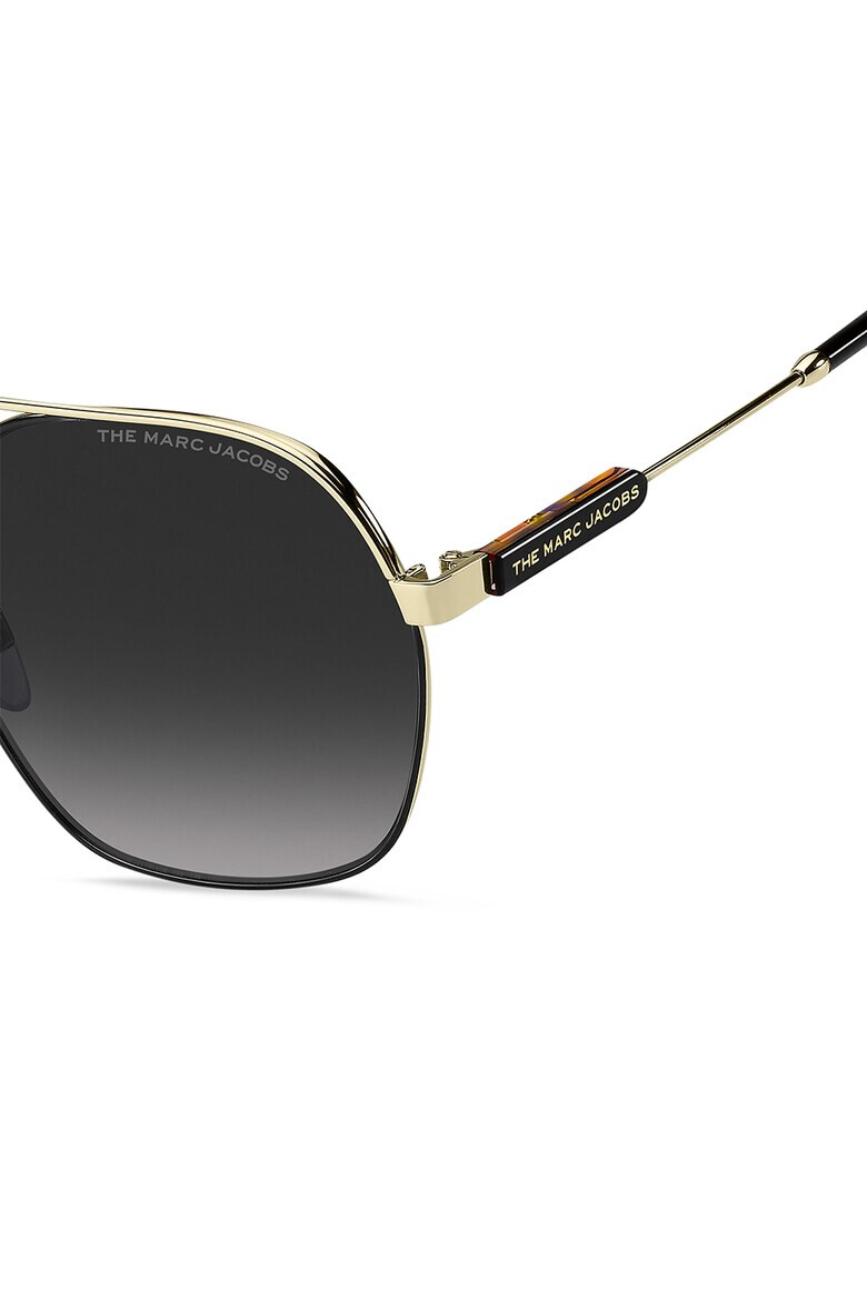 Marc Jacobs Ochelari de soare aviator cu rama metalica - Pled.ro