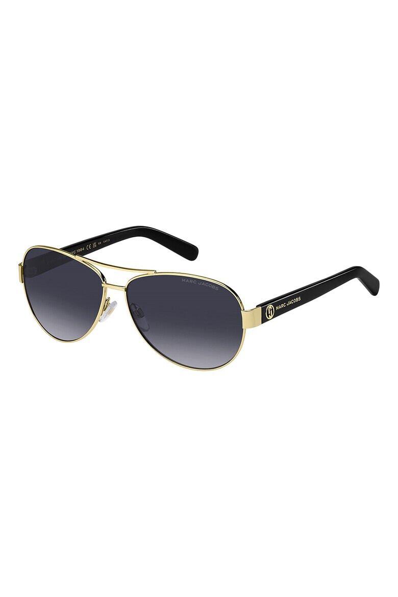 Marc Jacobs Ochelari de soare aviator cu rama metalica - Pled.ro