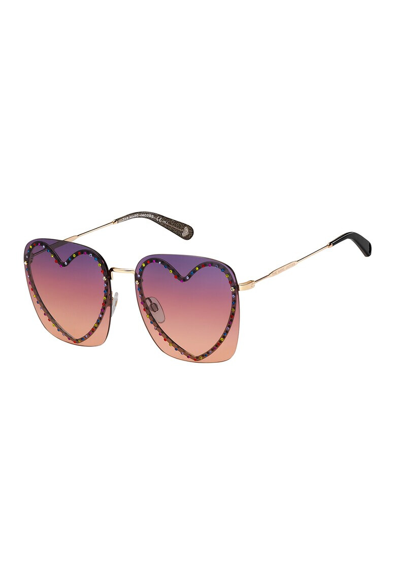 Marc Jacobs Ochelari de soare cu rama in forma de inima - Pled.ro