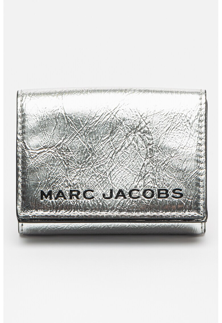 Marc Jacobs Portofel de piele ecologica cu aspect metalic - Pled.ro