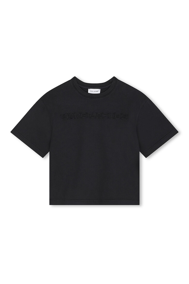 Marc Jacobs tricou cu decolteu la baza gatului si aplicatie logo - Pled.ro