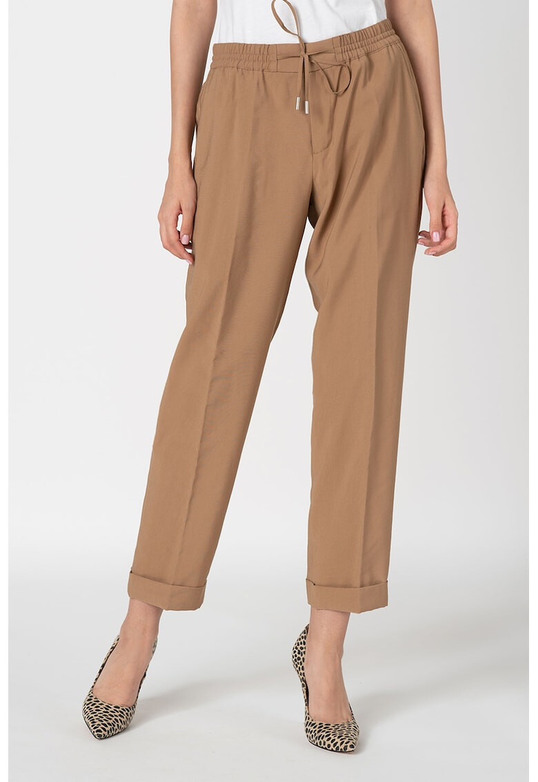 Marc O'Polo Pantaloni crop cu snur in talie - Pled.ro