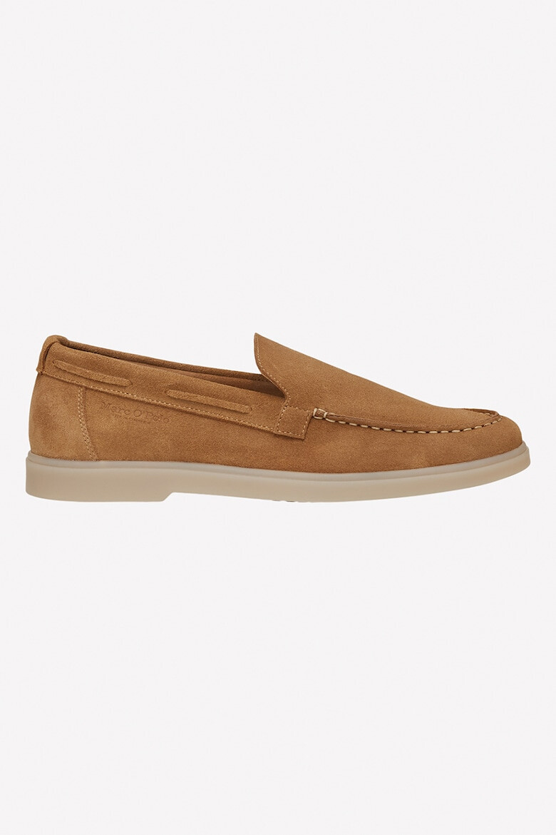 Marc O'Polo Pantofi loafer uni de piele intoarsa - Pled.ro