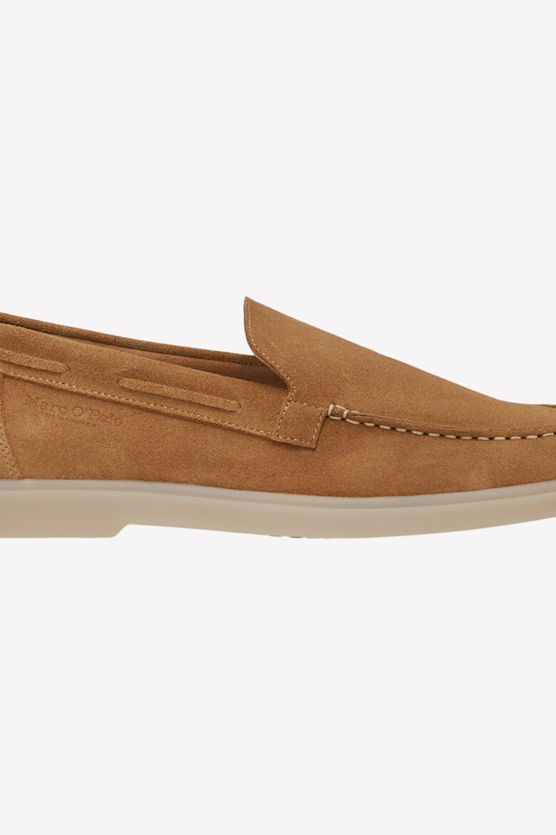 Marc O'Polo Pantofi loafer uni de piele intoarsa - Pled.ro