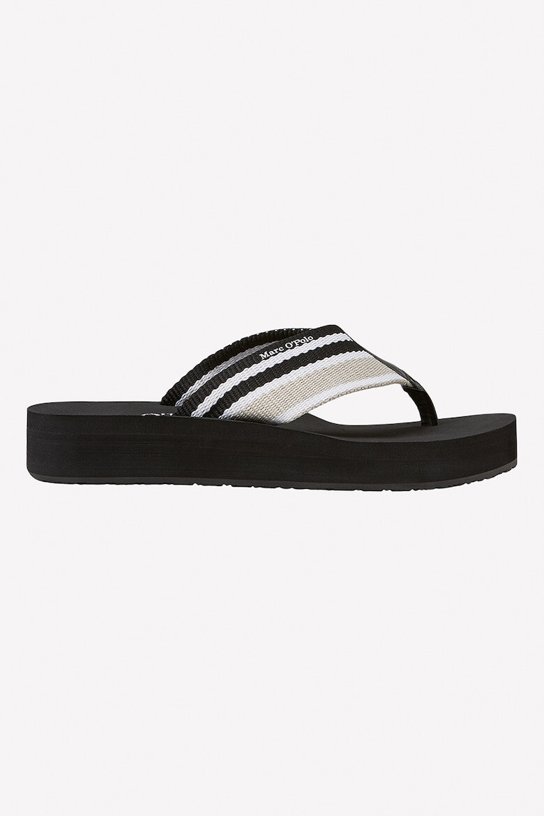 Marc O'Polo Papuci flip-flop cu bareta din tricot - Pled.ro