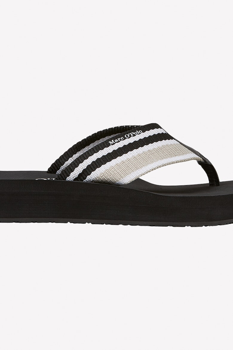 Marc O'Polo Papuci flip-flop cu bareta din tricot - Pled.ro