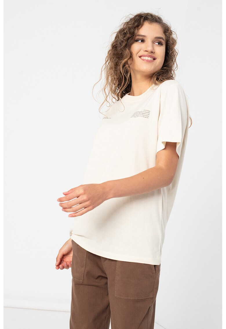 Marc O'Polo Tricou de bumbac organic cu text - Pled.ro