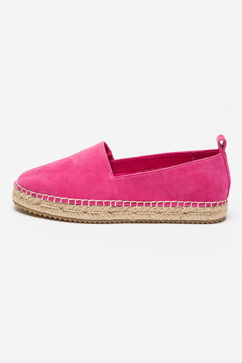 Marc O'Polo Espadrile de piele nabuc - Pled.ro