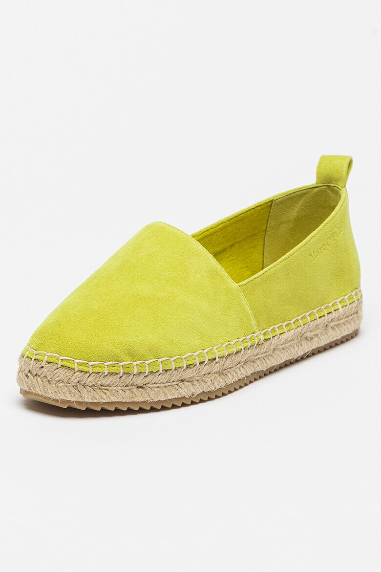 Marc O'Polo Espadrile de piele nabuc - Pled.ro