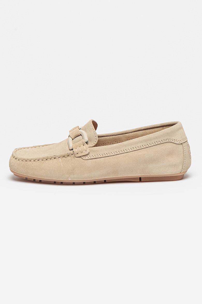 Marc O'Polo Pantofi loafer de piele intoarsa cu logo - Pled.ro