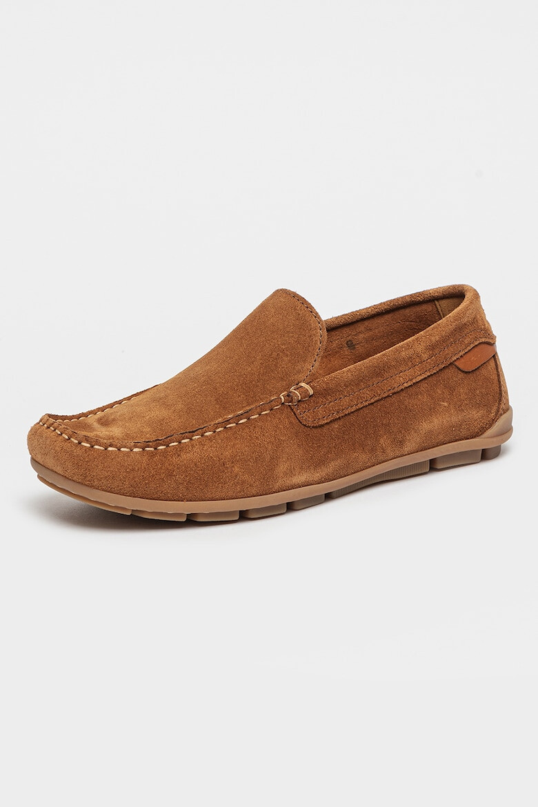 Marc O'Polo Pantofi loafer uni de piele intoarsa - Pled.ro