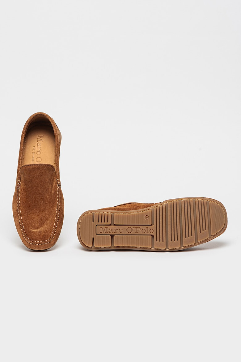 Marc O'Polo Pantofi loafer uni de piele intoarsa - Pled.ro