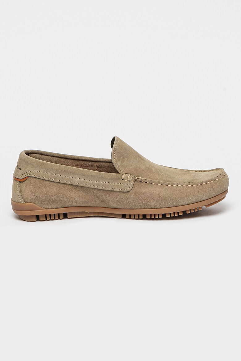 Marc O'Polo Pantofi loafer uni de piele intoarsa - Pled.ro