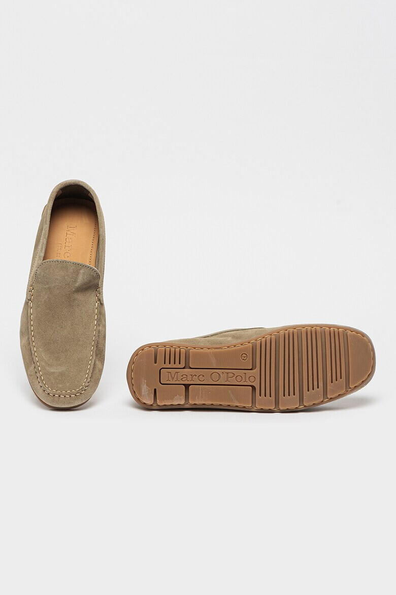 Marc O'Polo Pantofi loafer uni de piele intoarsa - Pled.ro