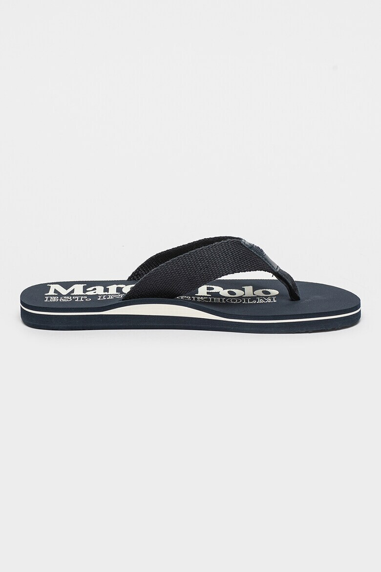 Marc O'Polo Papuci flip-flop cu logo - Pled.ro