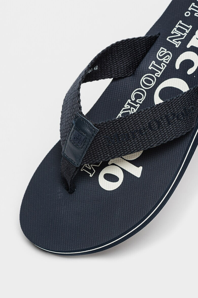 Marc O'Polo Papuci flip-flop cu logo - Pled.ro