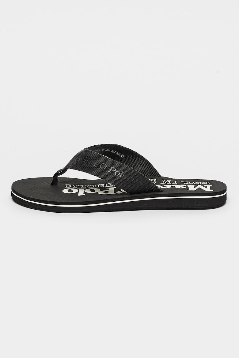 Marc O'Polo Papuci flip-flop cu logo - Pled.ro