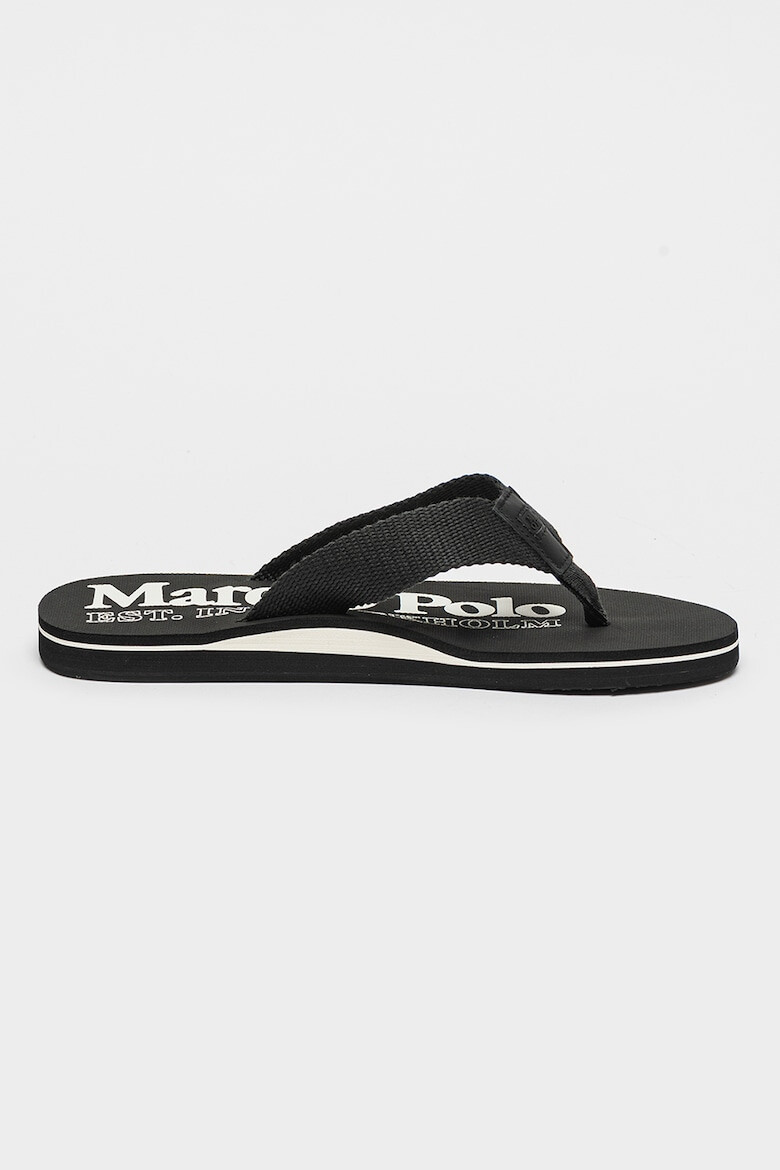 Marc O'Polo Papuci flip-flop cu logo - Pled.ro