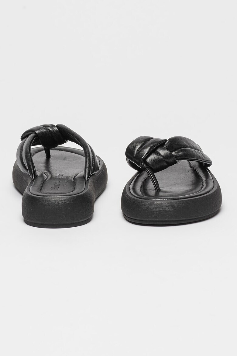 Marc O'Polo Papuci flip-flop wedge de piele - Pled.ro