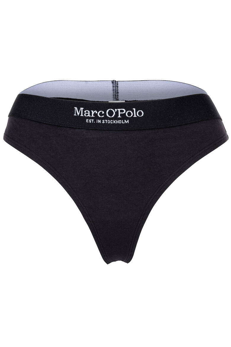 Marc O'Polo Set de chiloti tanga cu banda logo in talie - 3 perechi - Pled.ro