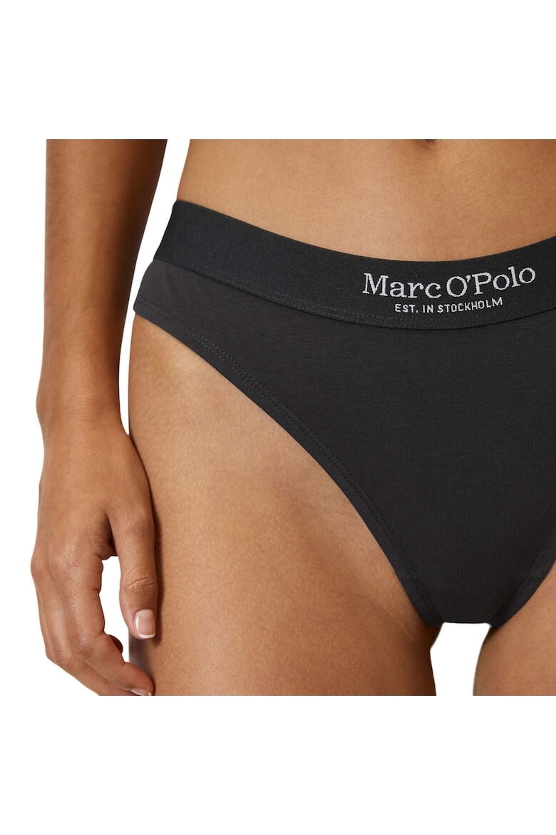 Marc O'Polo Set de chiloti tanga cu banda logo in talie - 3 perechi - Pled.ro